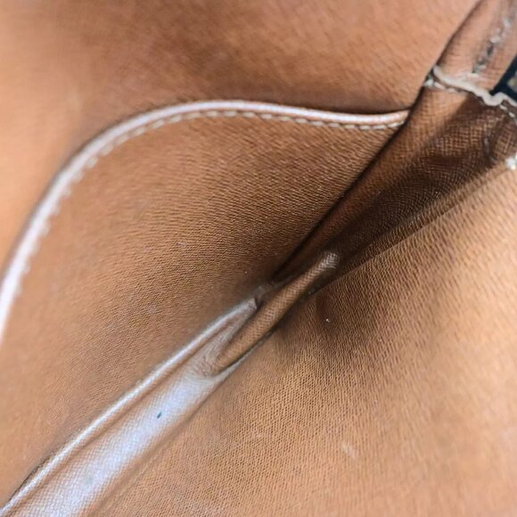 LOUIS VUITTON Danube Shoulder Bag Monogram Leather Brown France M45266 30ED775 - Picture 10 of 16